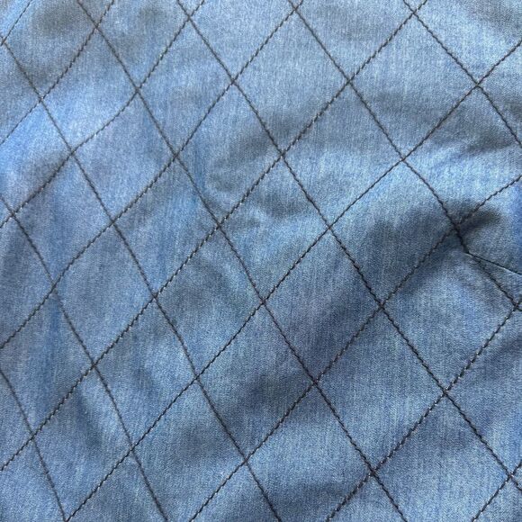 Kate Spade New York Quilted Chambray Dress Size 0 - Picture 6 of 6